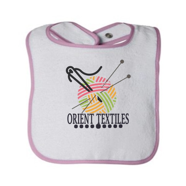 light pink babies bib 8